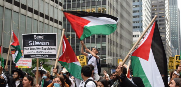 The NY4Palestine Coalition demonstrated outside the offices of the “Friends of Ir David,” one of the notorious U.S.-based tax-exempt organizations funding the colonization of Palestine through illegal Jewish-only settlements, on […]